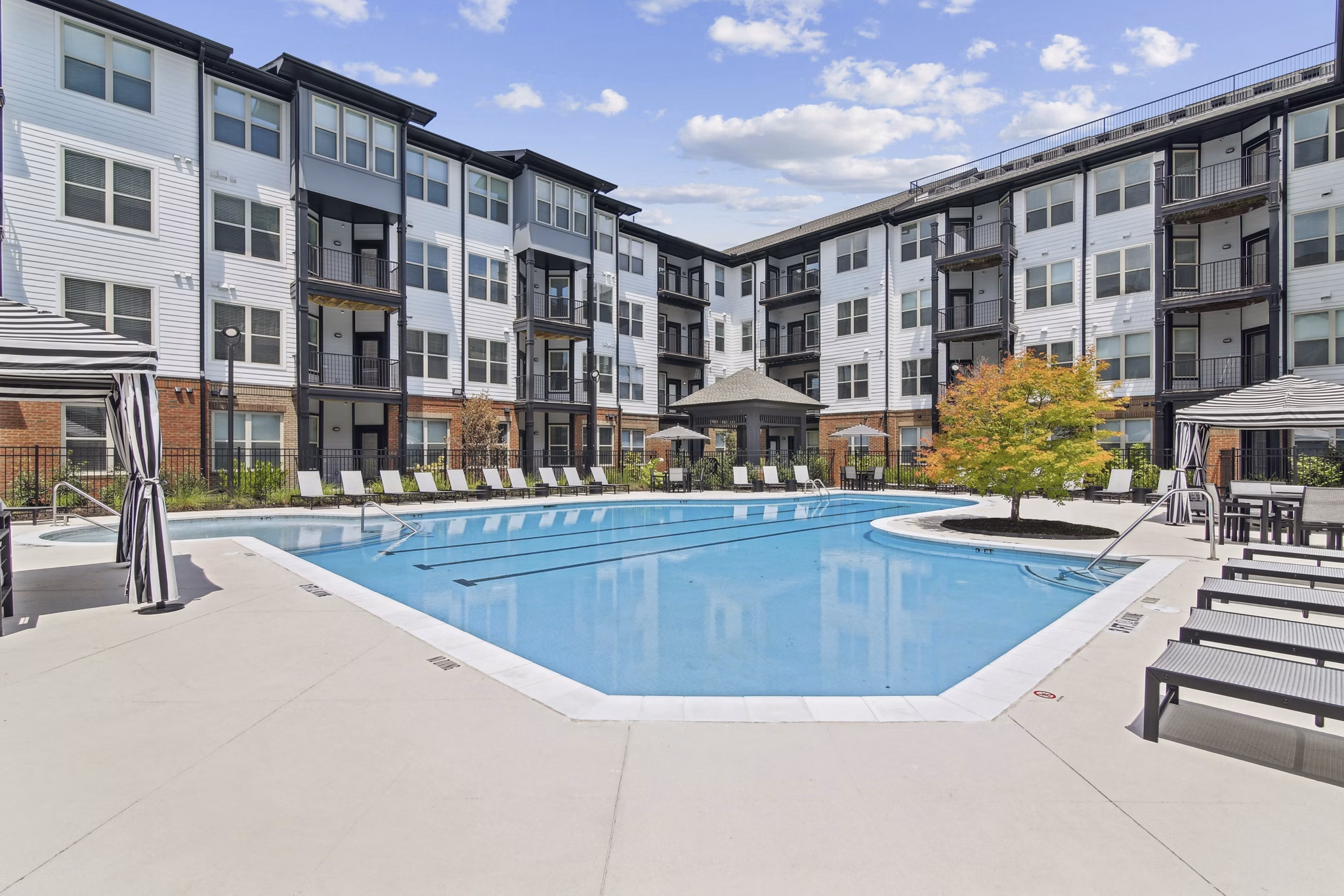 pool at Avana on Main Apartments