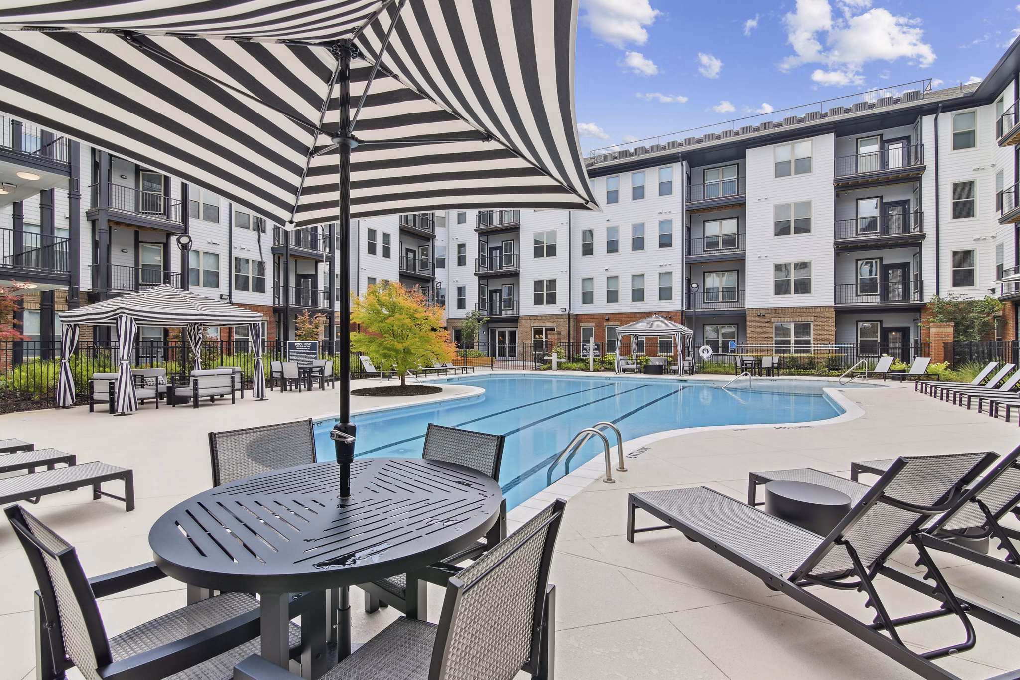 pool at Avana on Main Apartments